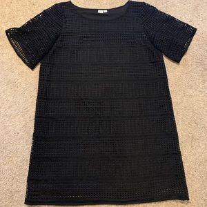 Black lace shift dress from Gap
